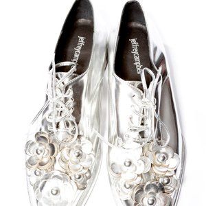 Jeffrey Campbell Brogues - Metallic Floral Oxfords